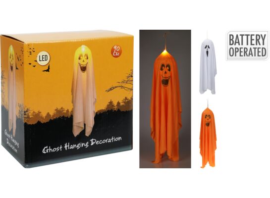 Halloween deco duch LED 90 cm 2ass