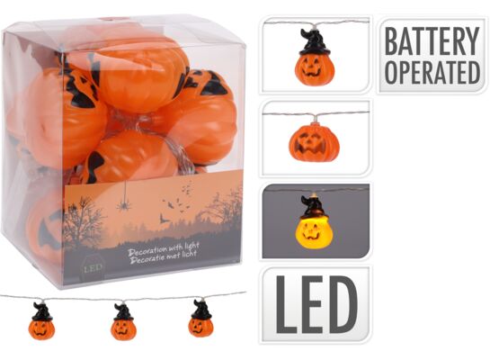 Girlanda LED dynia 10 LED 2ass