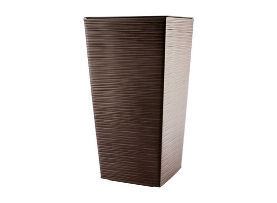 Doniczka FINEZJA dłuto 25 cm mokka