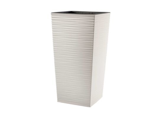 Doniczka FINEZJA dłuto 25 cm krem