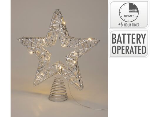 Czubek choinkowy LED gwiazda