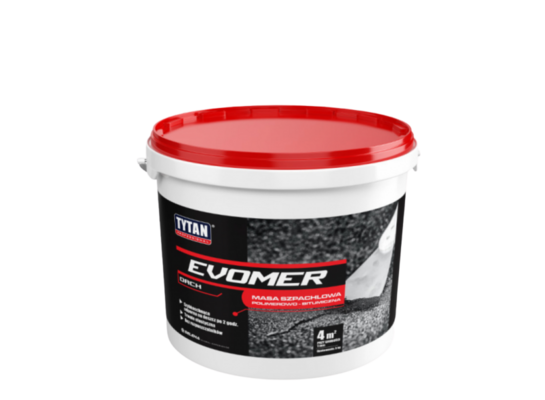 Masa szpachlowa EVOMER 5 kg czarny TYTAN PROFESSIONAL