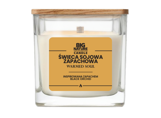 Świeca sojowa Warmed Soul inspirowana zapachem Black Orchid 220 g