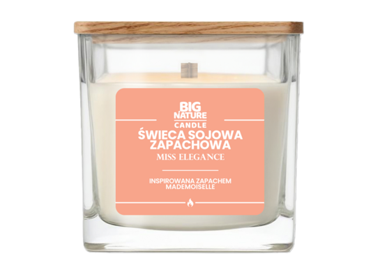 Świeca sojowa Miss Elegance inspirowana zapachem Mademoiselle 205 g