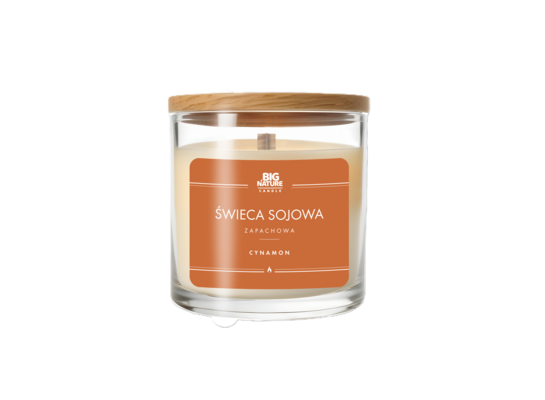 Świeca sojowa zapachowa Cynamon 215 g