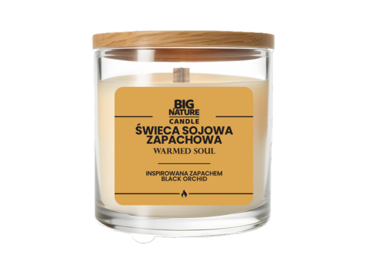 Świeca sojowa Warmed Soul inspirowana zapachem Black Orchid 155 g