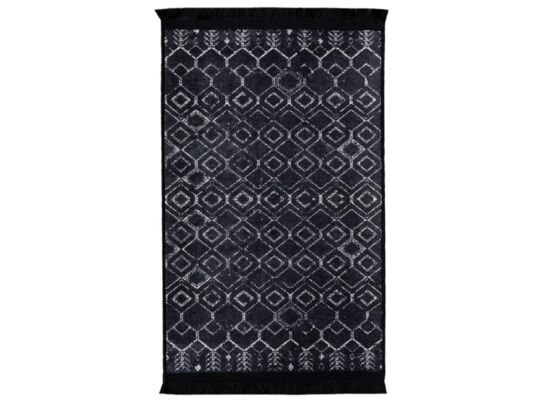 Dywan drukowany Mesh petra 50 x 80 cm czarny