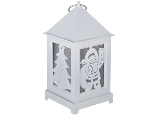 Latarenka 1 LED RGB 6,5 x 6,5 x 14 cm baterie w zestawie biały