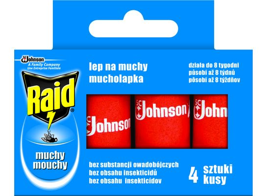 Lep na muchy 4 sztuki RAID