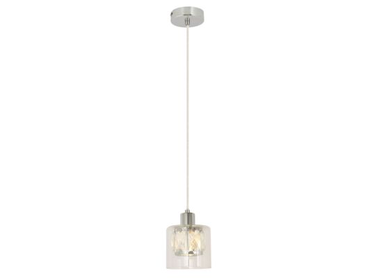 Lampa wisząca ELMO 1 płomienna chrom 1xE14 40 W