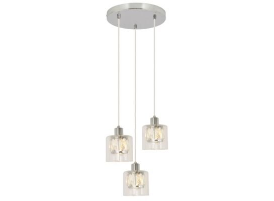Lampa wisząca ELMO 3 płomienna chrom 3xE14 40 W