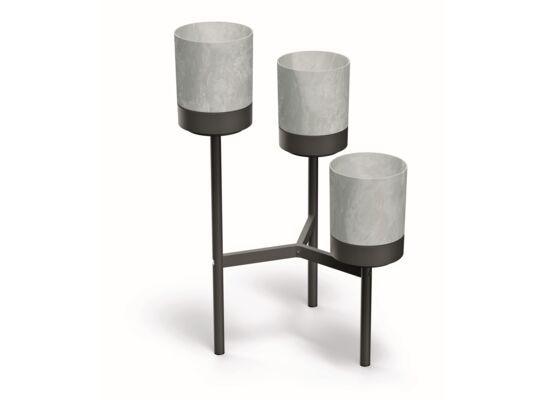 Kwietnik Bloome Stand 80,5 cm betonowy szary