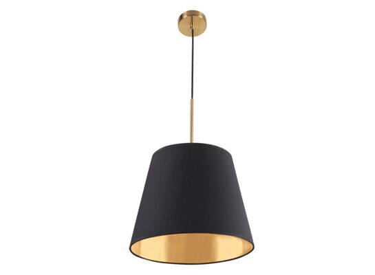 Lampa wisząca ELENA czarno-złota 1xE27 GOLDLUX