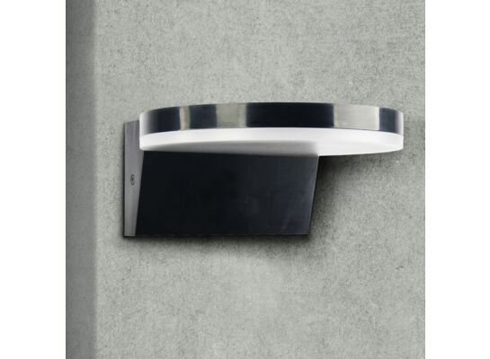 Kinkiet zewnętrzny LED TESA R czarny 4000K