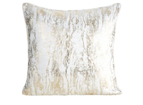 Poszewka dekoracyjna Elise 45 x 45 cm biało-złoty