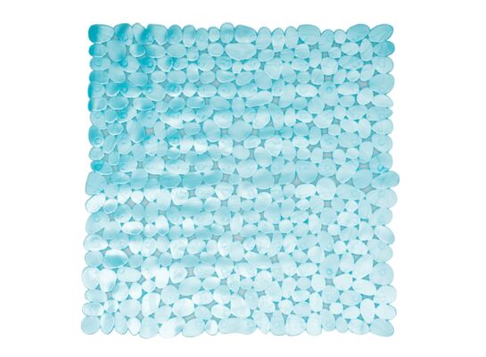 Mata do prysznica Stone 52 x 52 cm niebieski