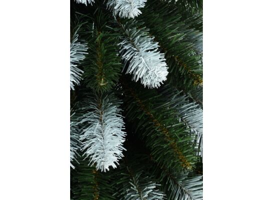 Choinka sztuczna Świerk zielono-biały na pniu 140 cm