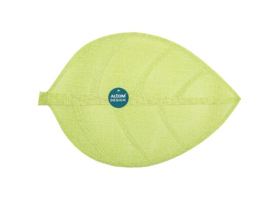 Mata naturalna Liść 33 x 48 cm zielony