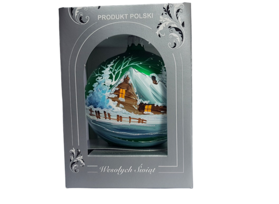 Bombka szklana DEKOR III 10 cm mix