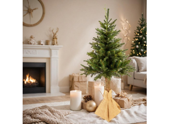 Choinka sztuczna PE Jak Prawdziwa Świerk 150 cm na pniu