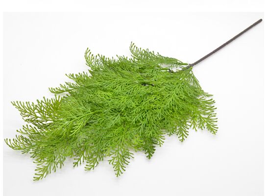 Gałązka ozdobna tuja 67 cm zielona