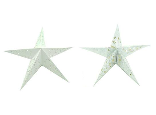 Gwiazda świąteczna 30 cm mix