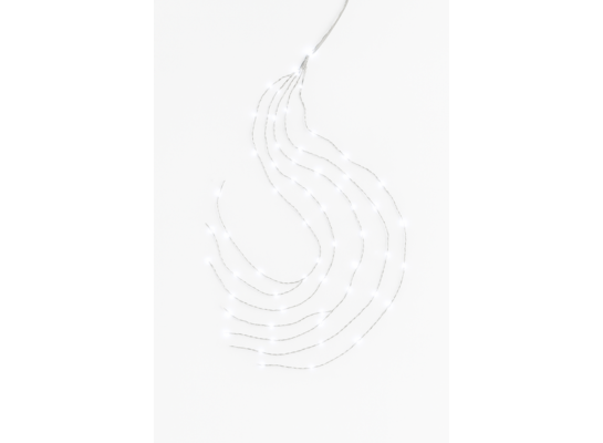 Kurtyna choinkowa 408 LED zimny biały 180 cm