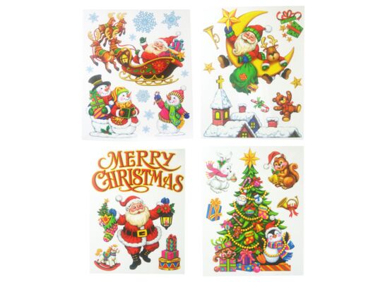 Dekoracja elektrostatyczna z brokatem 41 x 29 cm