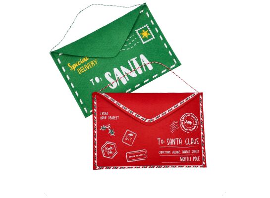 Dekoracja składana z filcu koperty 2 sztuki 30 x 20,5 x 0,5 cm