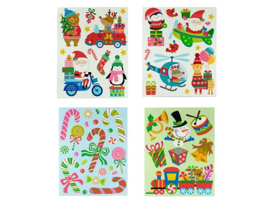 Dekoracje okienne z brokatem