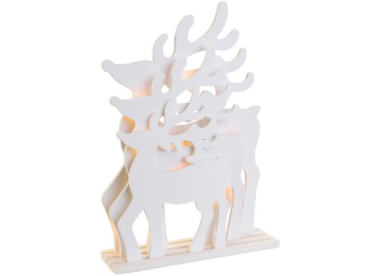 Dekoracja renifer 3d - 20led biały 30,5 x 22 x 5,5 cm