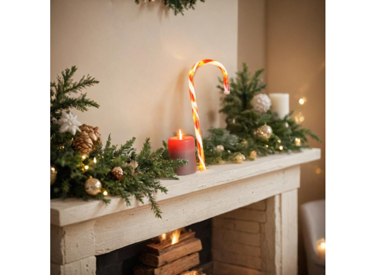 Laska cukrowa 45 cm LED