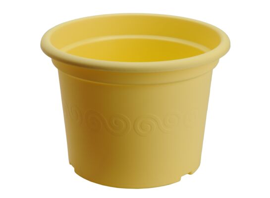 Doniczka R 13 cm jasnożółty