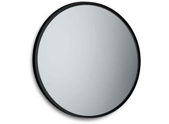 Lustro Round Black 70 x 70 cm