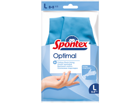 Rękawice lateksowe Optimal L Spontex