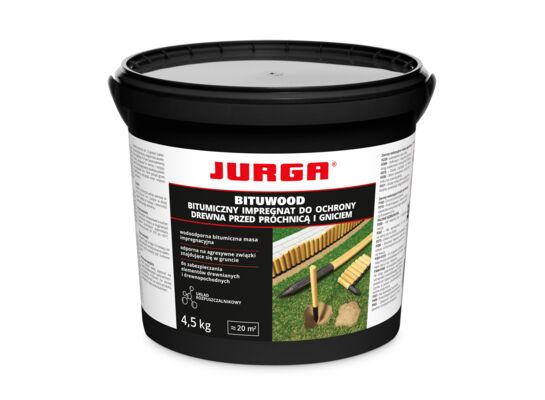 Impregnat do drewna BITUWOOD 4,5 kg JURGA
