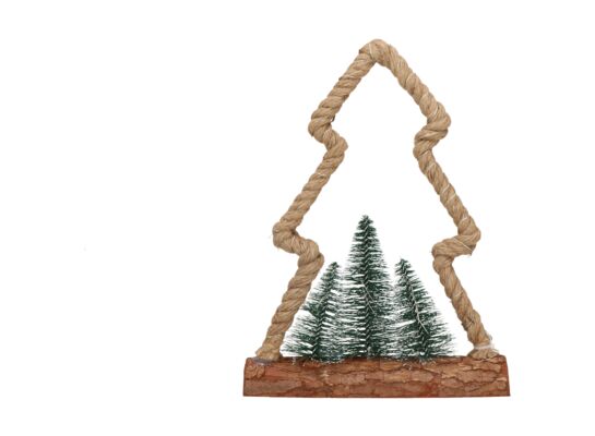 Dekoracja 30 LED Choinki 18 x 5 x 30 cm brązowy