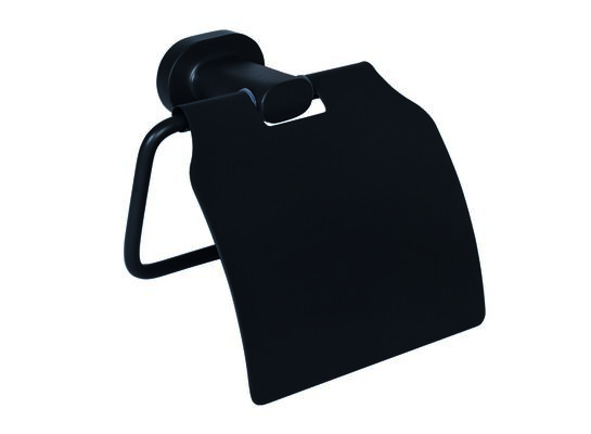 Uchwyt na papier Go z klapką czarny mat