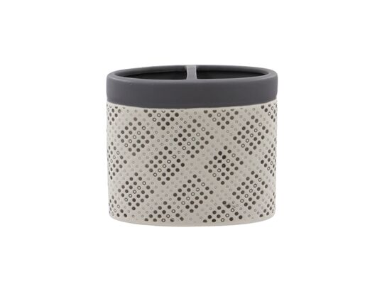 Kubek kosmetyczny Drop szary