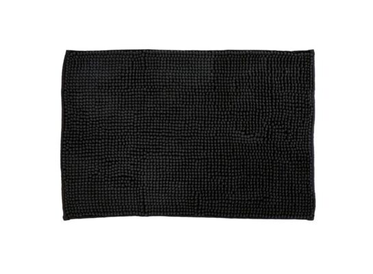 Dywanik łazienkowy Basic 6 chenille 60 x 40 cm czarny