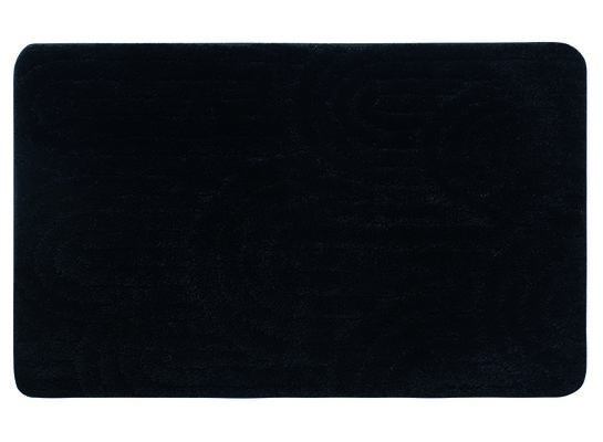 Dywanik łazienkowy RIST 80 x 50 cm czarny