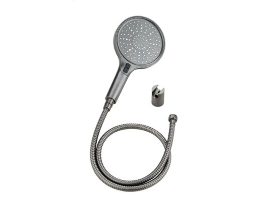 Prysznicowy zestaw punktowy Base 3F 7 szary mat