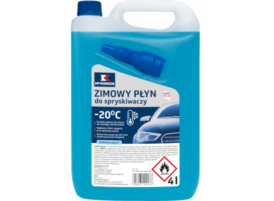 Płyn do spryskiwaczy zimowy -20℃ 4 l McKenzie