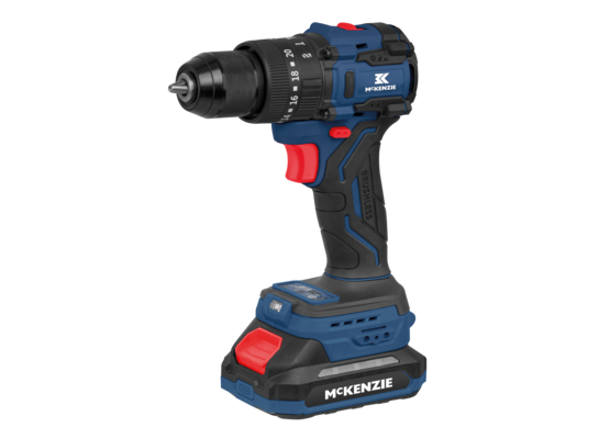 Wiertarko-wkrętarka akumulatorowa 20 V akumulator 2x2,0Ah+ładowarka McKenzie