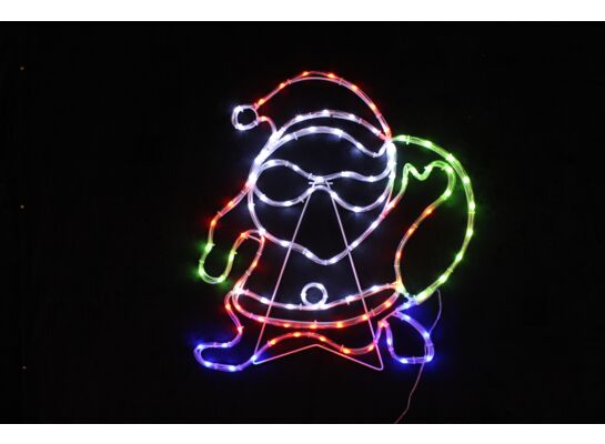 Mikołaj 112 LED multikolor 56 cm