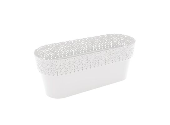 Osłonka BELLA owalna 30 cm biały