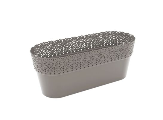 Osłonka BELLA owalna 30 cm antracyt