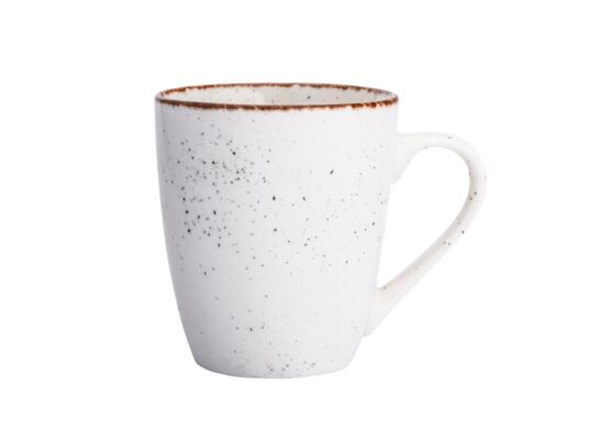 Kubek Reactive Ivory baryłka NBC 380 ml nakrapiany kremowy