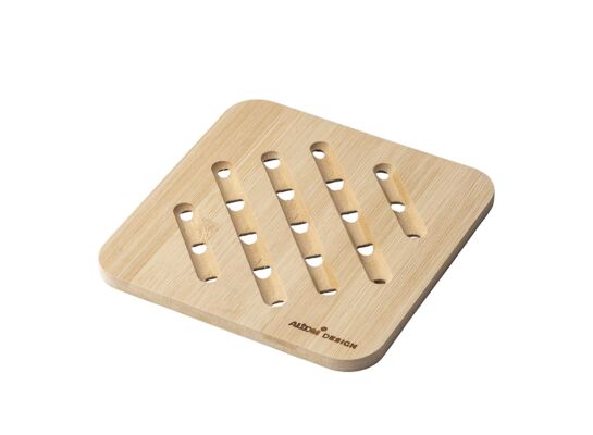 Podstawka bambusowa pod garnek kwadratowa 16,5 x 16,5 x 0,8 cm