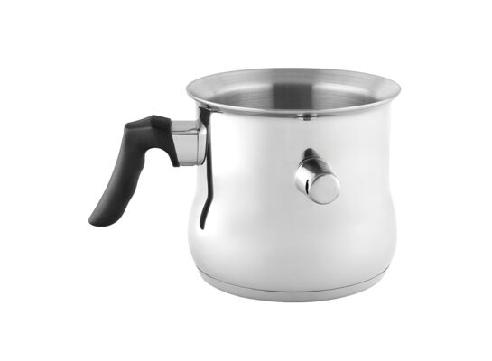 Garnek do gotowania mleka Emilio 1 l srebrny